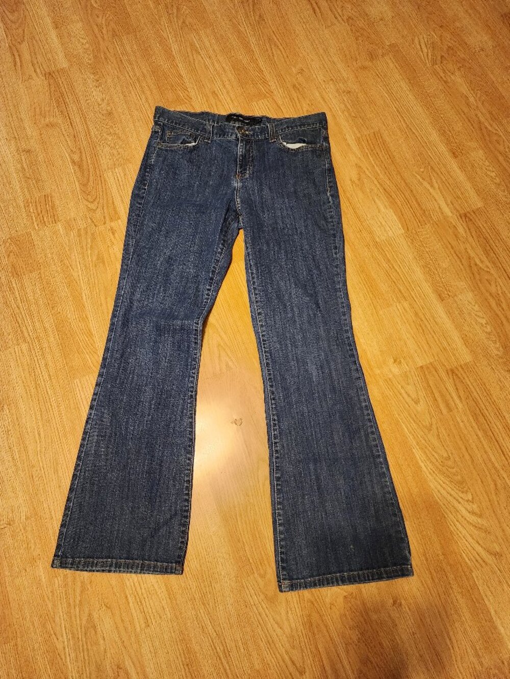 Calvin Klein Flare Fit Jeans Womens Size 10 Blue Dark Denim GUC